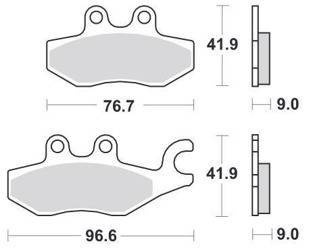 KLOCKI HAMULCOWE SBS 187 CT