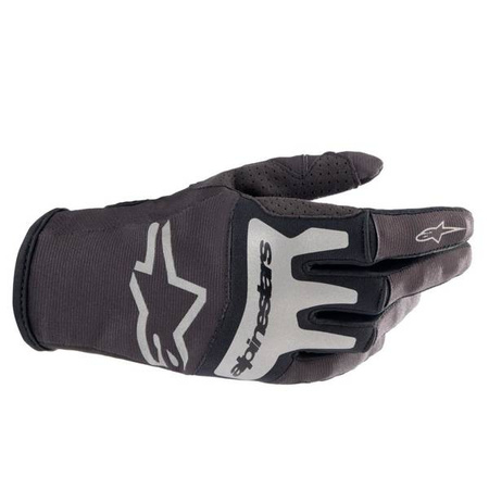 RĘKAWICE ALPINESTARS TECHSTAR BLACK/BRUSHED SILVER