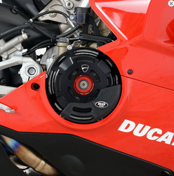 SLIDERY SILNIKA RG RACING DUCATI PANIGALE V4R 19-, PRAWA STRONA BLACK