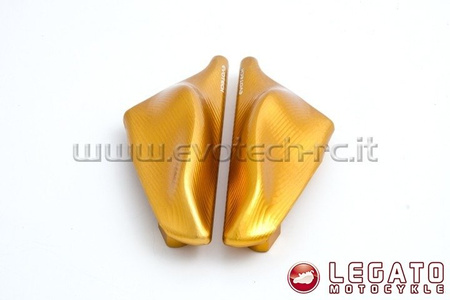 Zaślepki lusterek EVOTECH RC Ducati złote