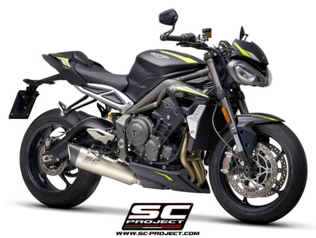 SC-Project tłumik końcowy SC1-R tytan Triumph STREET TRIPLE 765 S - R - RS (2020 – 2022)