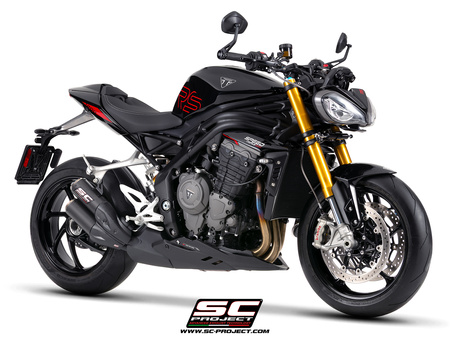 SC-Project tłumik końcowy Twin CR-T carbon Triumph SPEED TRIPLE 1200 RS 2025+ Euro5+