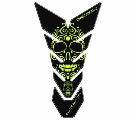 ONEDESIGN tankpad czarny EDITION skull 2