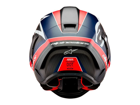 Kask Integralny Alpinestars Supertech R10 Team Red/Blue/White