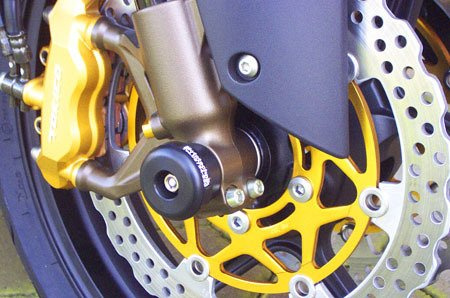 GSG-MOTOTECHNIK Crash pady osi Kawasaki ZX-10R 04-05