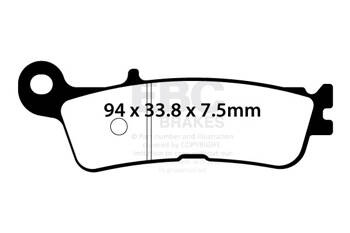 EBC Klocki hamulcowe FA755TT (kpl. na 1 tarcze)