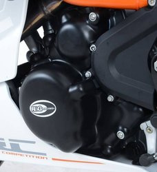 ZESTAW OSŁON SILNIKA RG RACING KTM 390 DUKE '16-'23, 250 Duke '17-, RC390 '16- (2 CZĘŚCI) BLACK