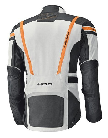 Motocyklowa Kurtka Tekstylna Held Hakuna II Grey/Orange