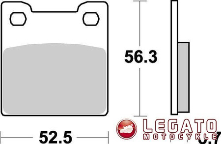 KLOCKI HAMULCOWE SBS 701 LS