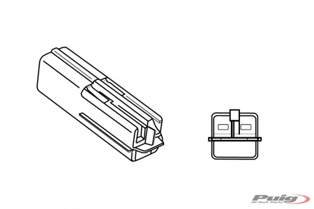 Przewody do podłączenia kierunkowskazów do Honda CBR650R Czarny (N) 20730N