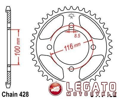 ZĘBATKA NAPĘDOWA JT TYŁ
