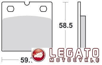 KLOCKI HAMULCOWE SBS 554 HS
