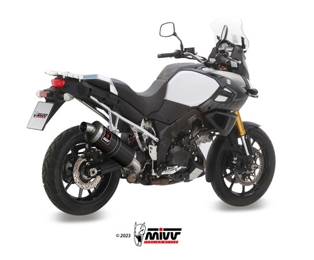 Mivv Tłumik końcowy DAKAR BLACK stal nierdzewna SUZUKI V-STROM 1000 2014-2020