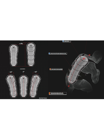 DAINESE PROTEKTOR PLECÓW MANIS D1 DŁUGOŚĆ 49