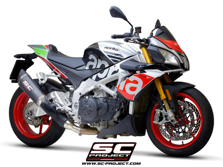 SC-Project tłumik końcowy  końcowy  SC1-R  Carbon Aprilia Tuono V4 2017-2020
