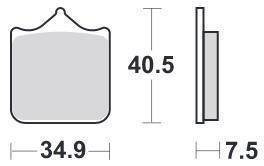 KLOCKI HAMULCOWE SBS 762 DC