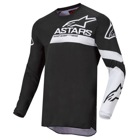 BLUZA ALPINESTARS FLUID CHASER BLACK/WHITE