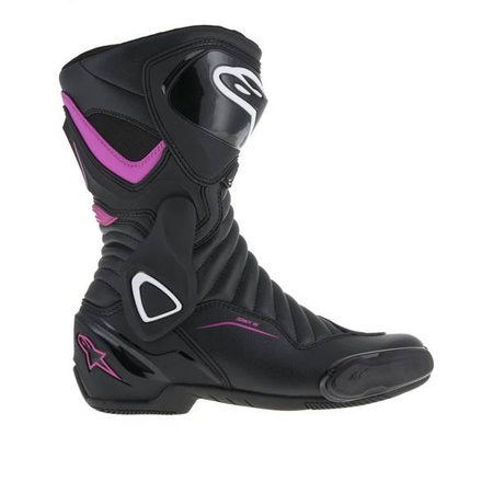 BUTY ALPINESTARS LADY STELLA SMX-6 V2 BLACK/FUCHSIA WHITE