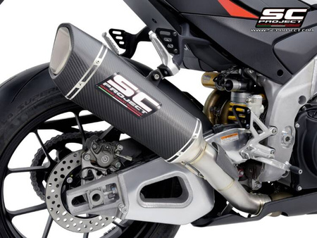 SC-Project tłumik końcowy  końcowy  SC1-R (300mm) CARBON APRILIA RSV4 2021-2023