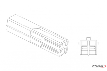 Przewody do podłączenia kierunkowskazów do Honda CB500 / CB750 Hornet Czarny (N) 21582N