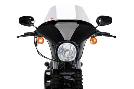Owiewka PUIG Batwing SML do Harley-Davidson Sportster Iron XL883N 09-22 (Touring) Przezroczysty (W) 21054W