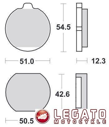 KLOCKI HAMULCOWE SBS 510 HF