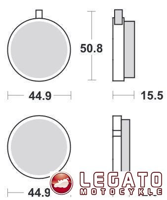 KLOCKI HAMULCOWE SBS 500 HF