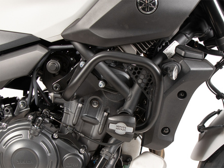 Engine protection bar black incl. protection pads for Yamaha MT-07 / Y-AMT (2025-)
