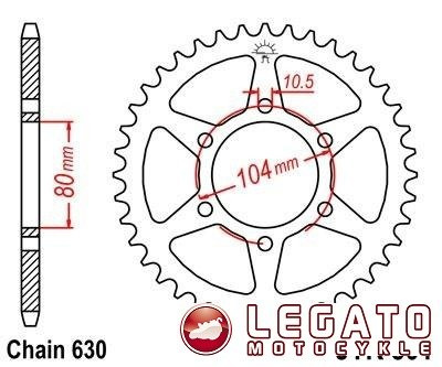 ZĘBATKA NAPĘDOWA JT TYŁ (630)