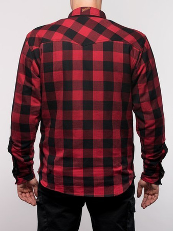 Motocyklowa Koszula Broger Alaska Red/Black