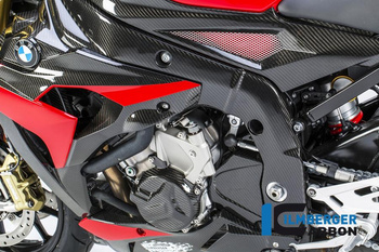 Nakładka na ramę lewa - carbon BMW S 1000 R (2014-2016) ILMBERGER RAL.217.S100N.K
