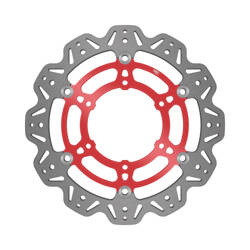 EBC Tarcza hamulcowa motocyklowa VR3109RED VEE, czerwona