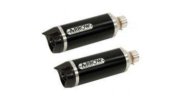 Tłumik końcowy Arrow Thunder Aluminium Black Kawasaki Z1000 2014-2016