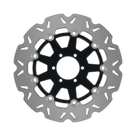 EBC Tarcza hamulcowa motocyklowa VR678BLK VEE, do amerykańskich motocykli, czarna