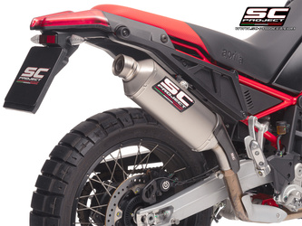 SC-Project tłumik końcowy Rally Raid tytan Aprilia Tuareg 660 2025
