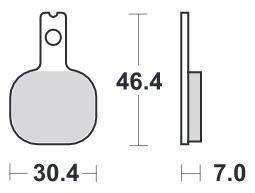 KLOCKI HAMULCOWE SBS 655 DC