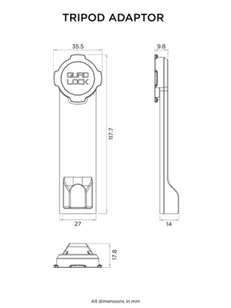 Adapter Quad Lock® do statywów fotograficznych (V3)
