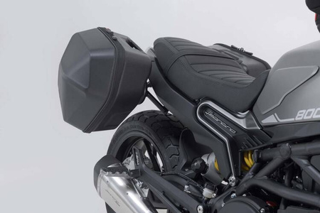 ZESTAW KUFRÓW BOCZNYCH URBAN ABS I STELAŻY SW-MOTECH 2X16,5 L. BENELLI LEONCINO 800 (21-)