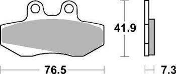 KLOCKI HAMULCOWE SBS 652 HF