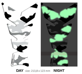 ONEDESIGN tankpad Moon "Soft Touch" mimetic FLUORESCENT