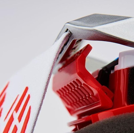 100 PROCENT GOGLE MODEL ARMEGA LIGHTSABER KOLOR BIAŁY SZYBKA CZERWONE LUSTRO