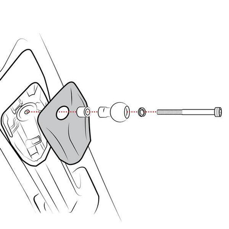 Zestaw zamienny śrub M6 uchwytu RAM® z podstawą kulową