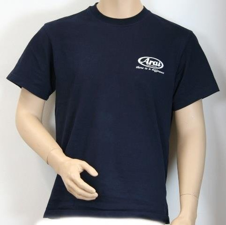 T-SHIRT ARAI NIEBIESKI (MA£E LOGO) ROZM. XS
