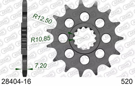 28404-16 AFAM ZĘBATKA PRZEDNIA 