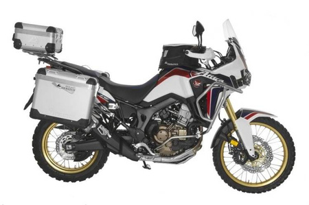 Stelaż kufrów bocznych ze stali nierdzewnej, srebrny do Hondy CRF1000L Africa Twin (2015-2017)