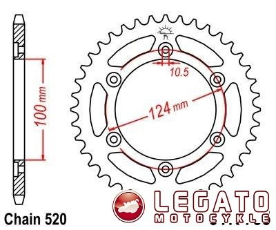 ZĘBATKA NAPĘDOWA JT TYŁ (520)