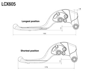 Adjustable Plus Clutch levers
