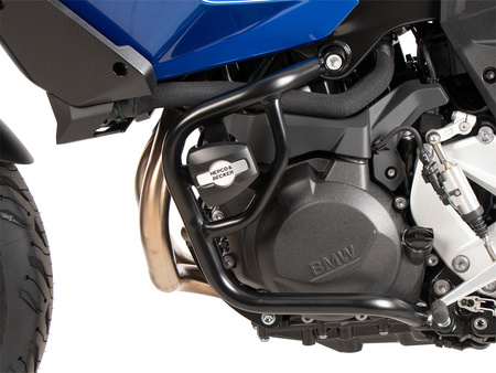 Engine protection bar black incl. protection pads for BMW F 900 XR (2025-)