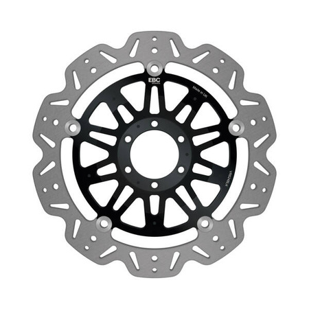EBC Tarcza hamulcowa motocyklowa VR624BLK VEE, czarna