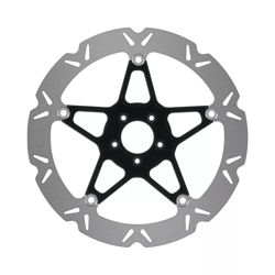 EBC Tarcza hamulcowa motocyklowa przednia pływająca 381mm/15" Oversize Vee Rotor z czarnym środekiem - 5mm